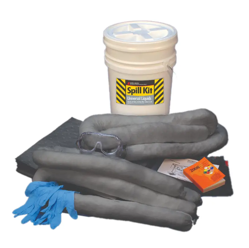 Buffalo Industries 6.5-Gallon Spill Containment Kit – Quick-Response Absorbent System 1