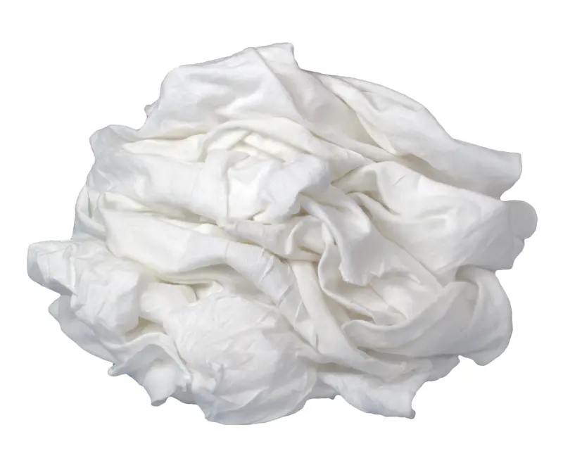 Buffalo Industries Bleached Knit Fabric Roll – Pre-Cut Industrial Cleaning Rags 1