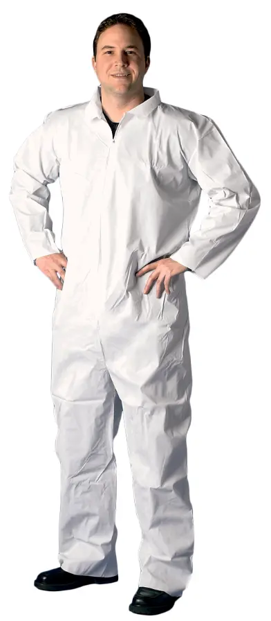 Buffalo Industries Sms Triple-Layer Disposable Coveralls – Fluid-Resistant & Breathable 1