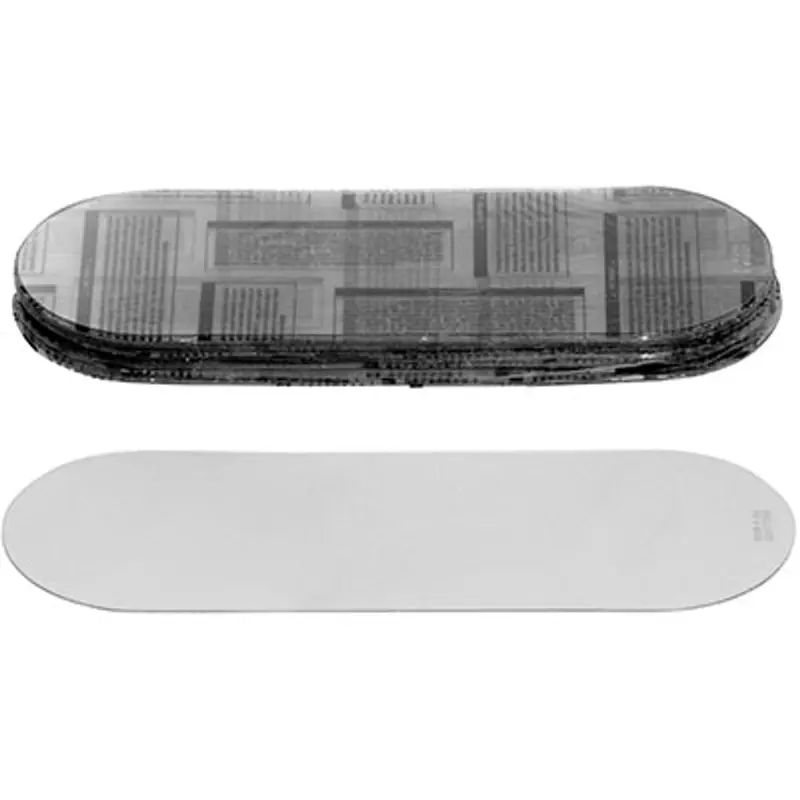 Bullard 77/88Vx Ce-Certified Acetate Outer Lens – Oval, 0.040" Thick, Clear, 200-Unit Bulk (8 × 25) 1