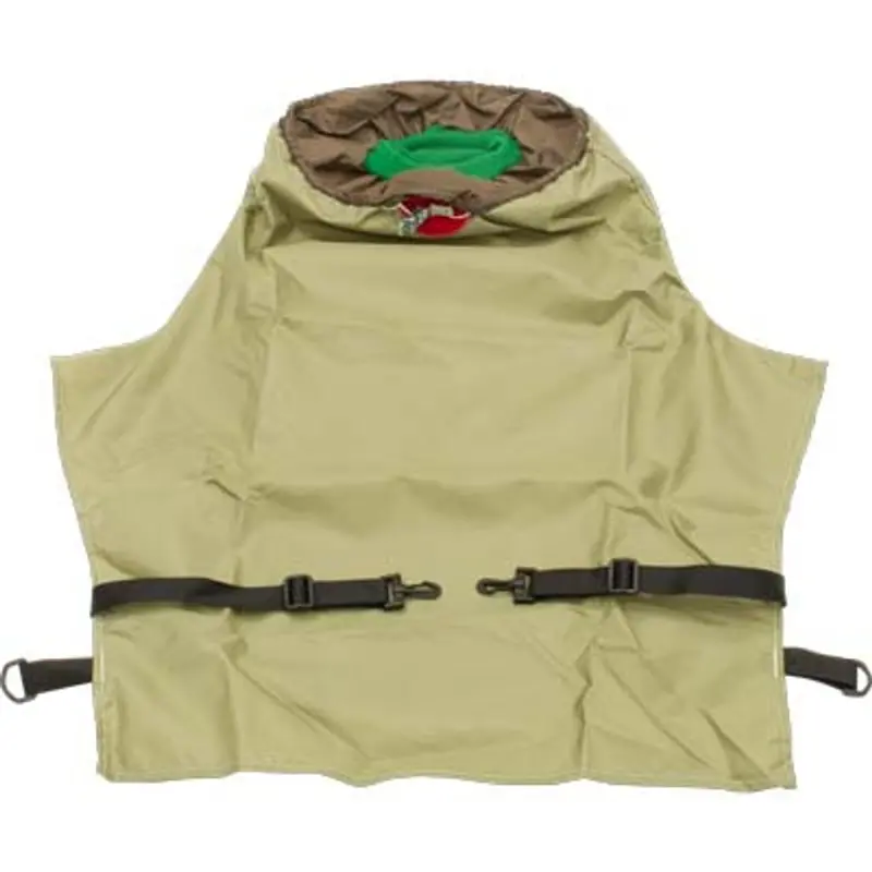 Bullard 88Vx Ce-Certified 28" Tan Nylon Cape – Snap-Hook Attachment For Respirator Helmets 1