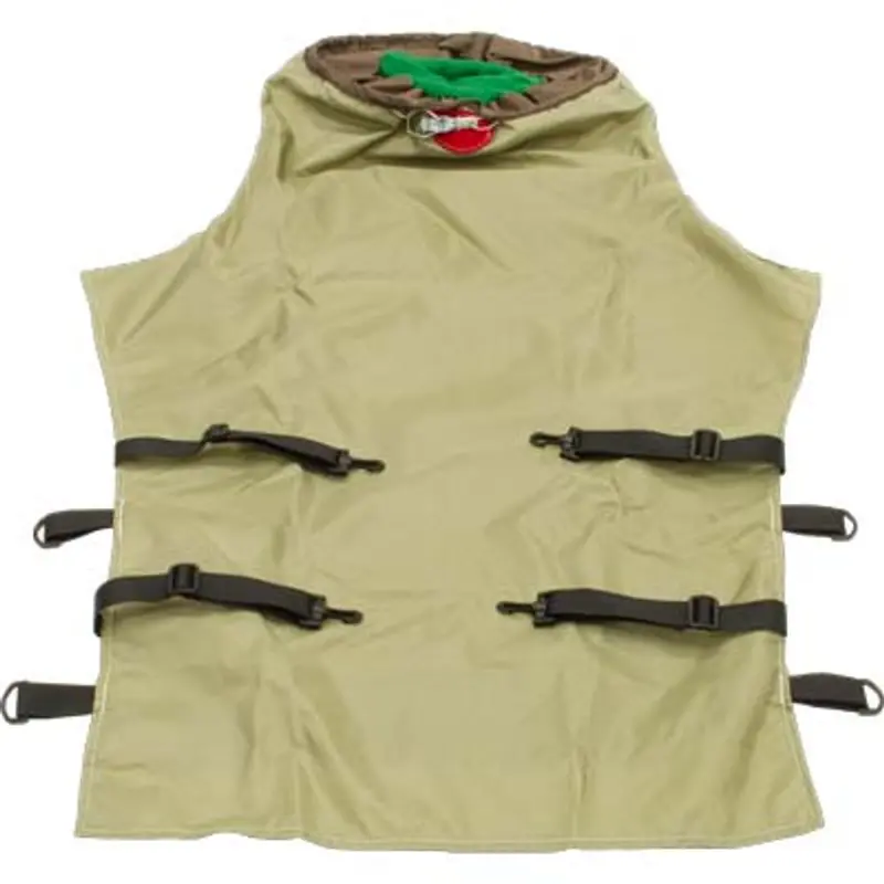 Bullard 88Vx Ce-Certified 38" Tan Nylon Cape – Snap-Hook Attachment For Respirator Helmets 1