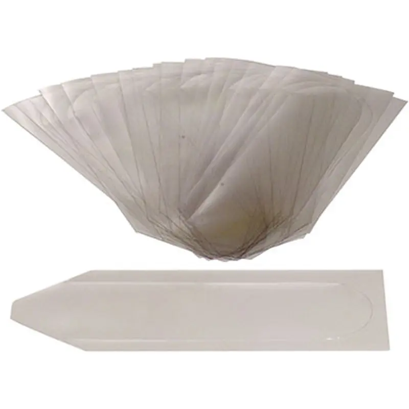 Bullard 88Vx Ce-Certified Perforated-Edge Mylar Lens Cover – 0.005" Thick, Clear Rectangular, 25-Pack 1