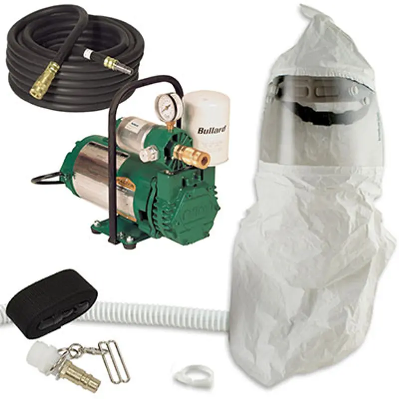 Bullard Cc20 Free-Air Pump Respirator Kit – Includes F35 1/2" Industrial Flow Connector 1