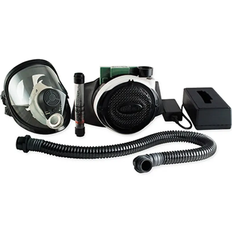 Bullard Spectrum Powered Air-Purifying Respirator (Papr) – Full-Face M/L Mask With Eva Papr System & Green Evabat2 Battery 1