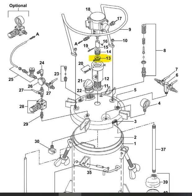 C.A. Technologies 51-289 Packing Set For Agitated Tank Seals 1