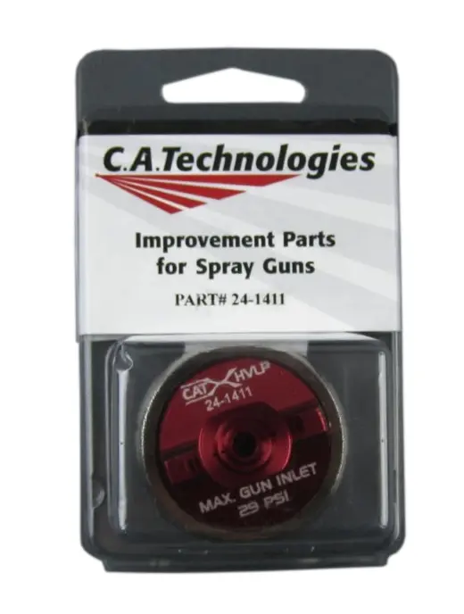 C.A. Technologies Red Hvlp Air Cap For Professional Spray Equipment 1