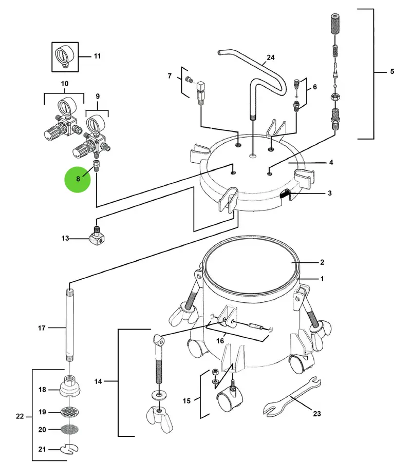 Ca Technologies 51-280 Swivel Fitting 1