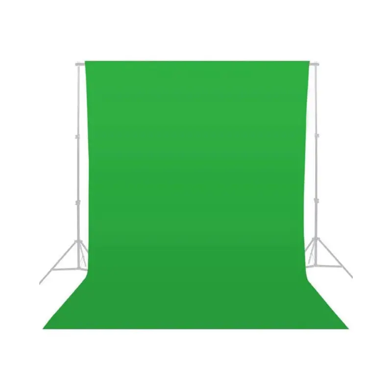 Chroma Key Green Screen Backdrop – 3M X 3M Premium Muslin Background 1