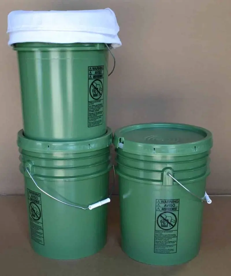 Complete Clarifier System Kit – Includes Pails, Lids, Liner, And Filters 1