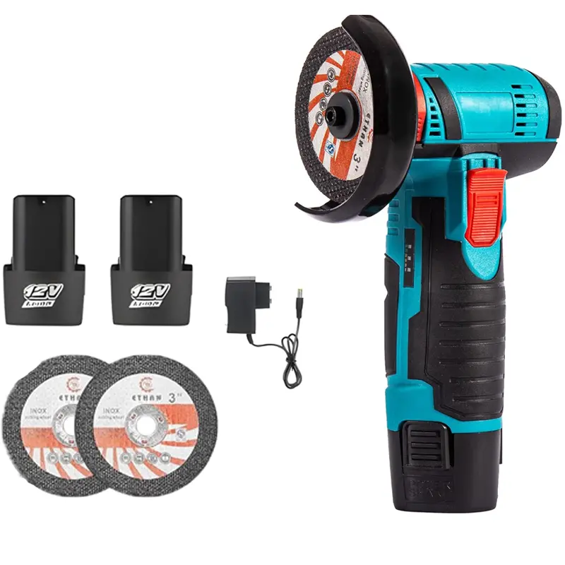 Cordless Angle Grinder With Cut-Off Capability For Metal, Tile, And Masonry 1