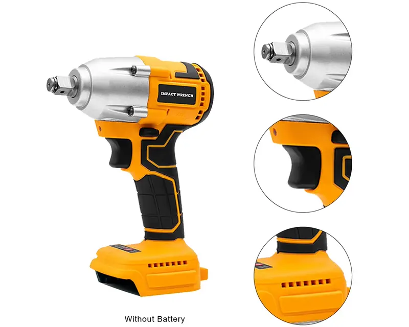Cordless Electric Impact Wrench Compatible With Makita Battery Platforms 1
