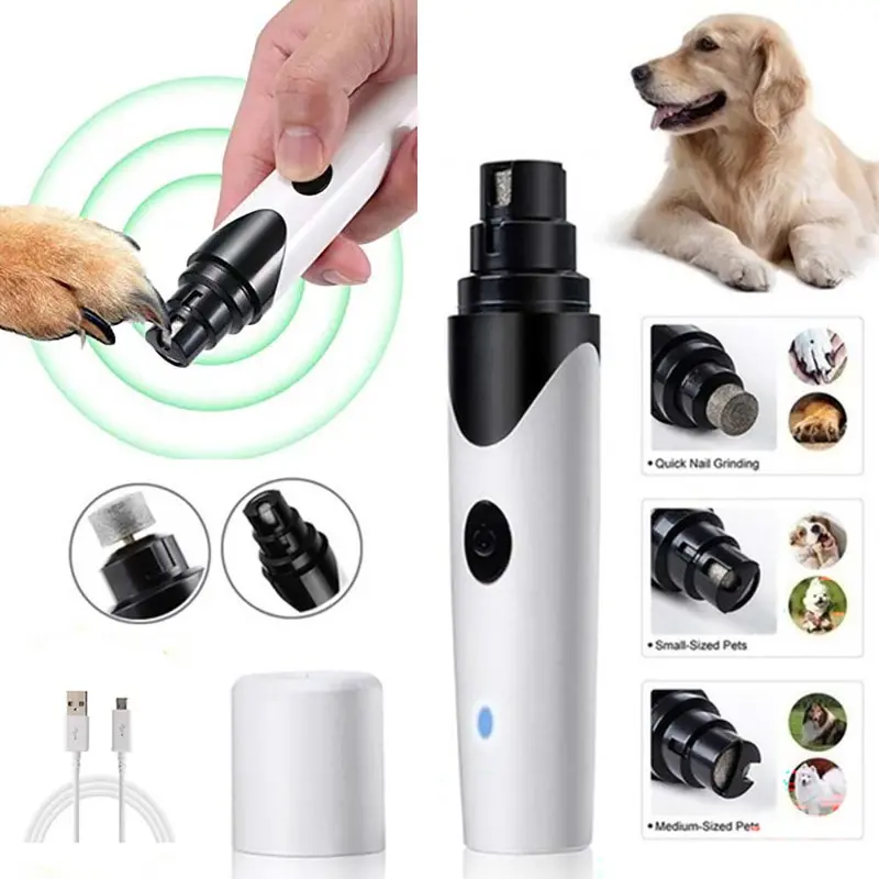 Cordless Rechargeable Pet Nail Clipper – Quiet & Safe Dog Grooming Tool 1