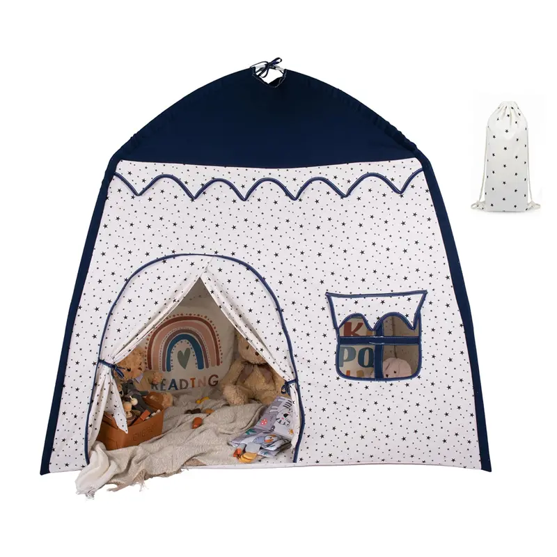 Cottage-Style Foldable Play Tent For Toddlers & Kids 1