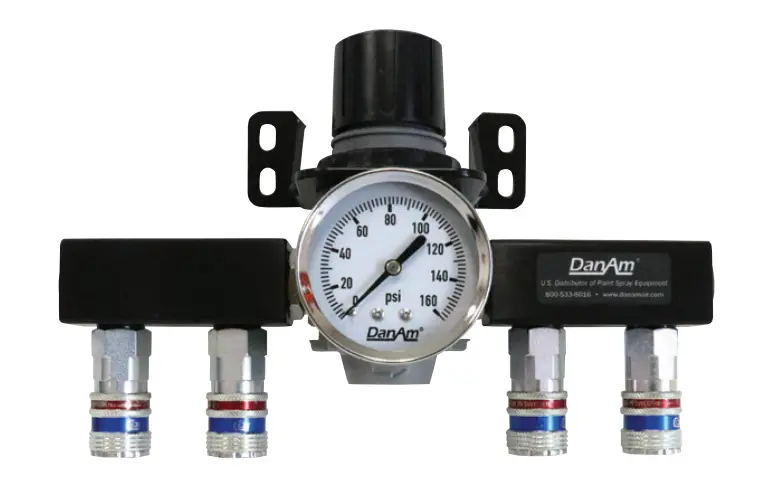 Dan-Am Dual-Manifold Point-Of-Use Air Regulator System 1