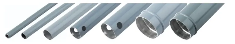 Dan-Am Grey Aluminum Compressed Air Pipe — 20-Foot Length 1