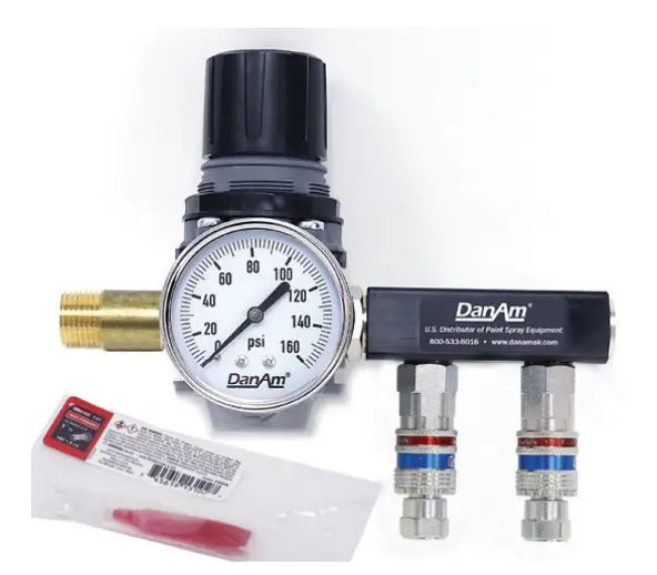 Dan-Am Two-Outlet Compressed Air Regulator (Model 675638) 1