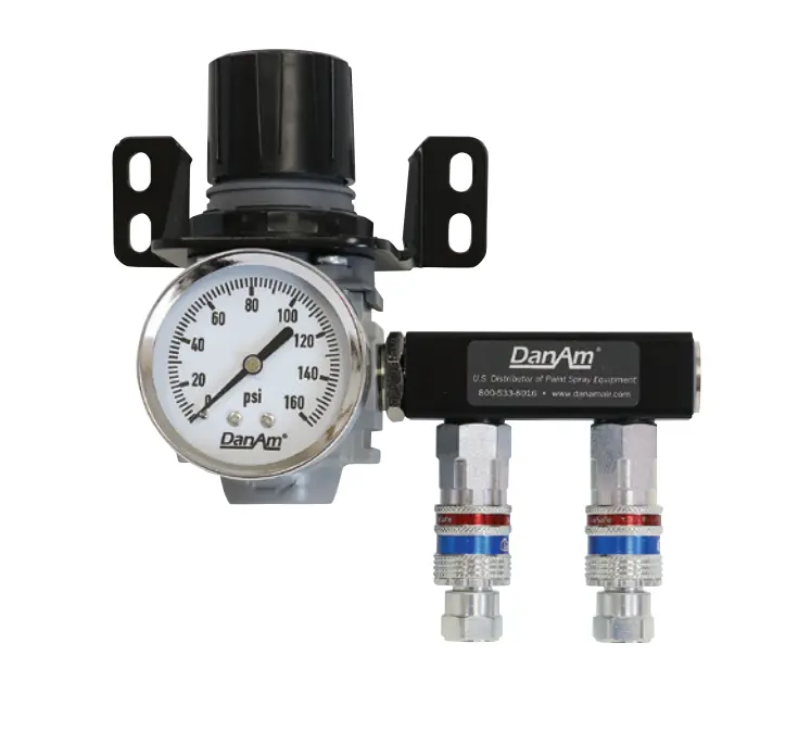 Dan-Am Two-Outlet Point-Of-Use Air Regulator (Model 675652) 1