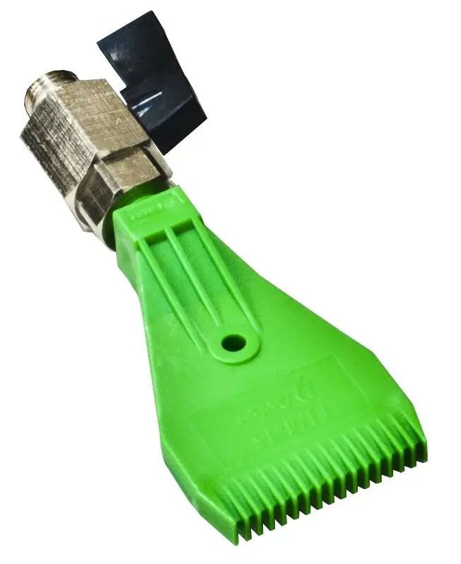 Dedoes Green Air Nozzle With Integrated Shut-Off Valve 1