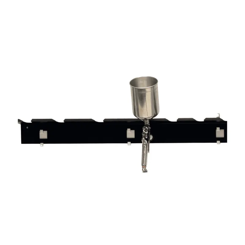Dedoes Seven-Slot Spray Gun Wall Shelf For Cabinet Mounting 1