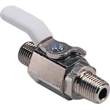 Devilbiss Va-542 Ball Valve – 1/4" Male × 1/4" Male Threaded 1