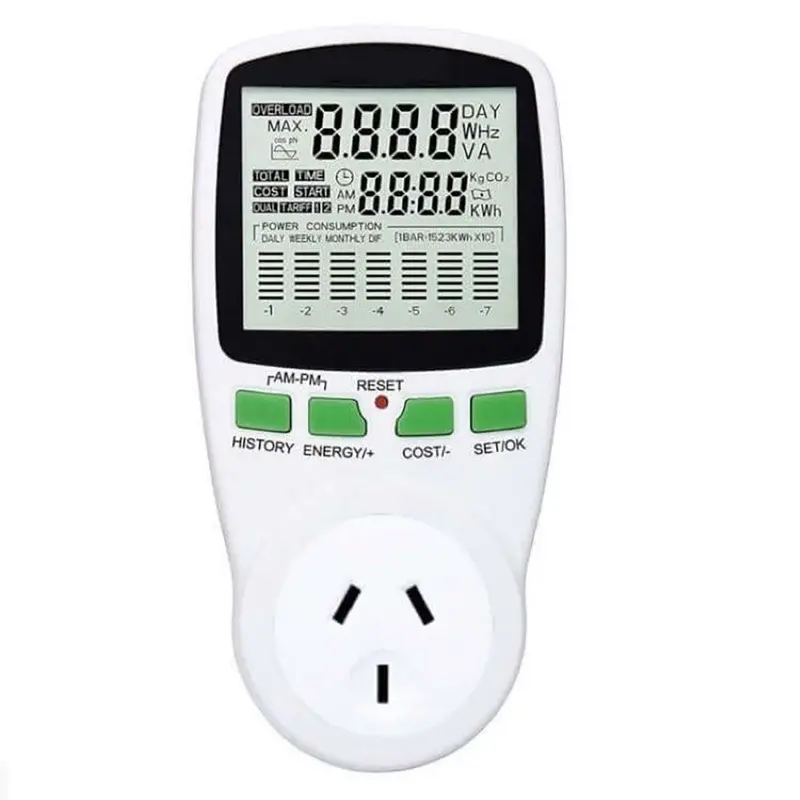 Digital Mains Electricity Monitor – Real-Time Energy Usage Meter With Lcd Display 1