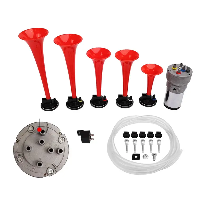 Dixie Horn Air Horn Kit – Musical Dual-Tone Trumpet Sound System For Trucks & Cars 1