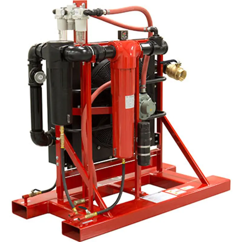 Dry Land™ Skid-Mounted After-Cooler System: 1600 Cfm @ 100 Psi Or 2300 Cfm @ 150 Psi 1