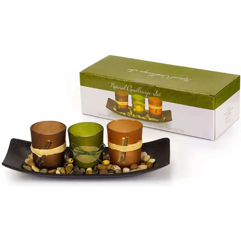 Elegant Candle Holder Tray For Tabletop Display & Decoration 1