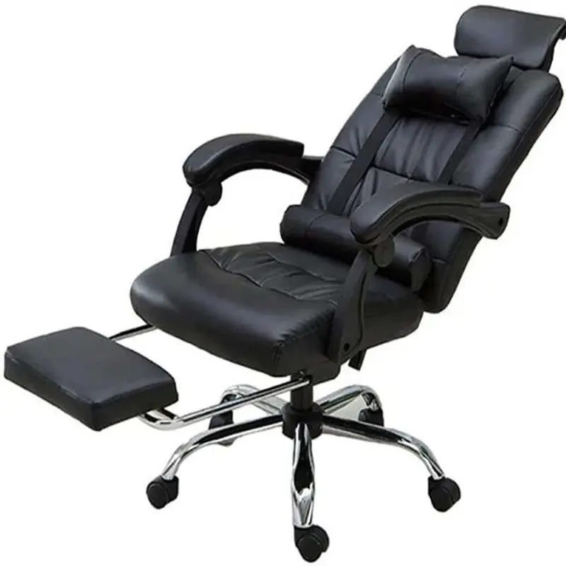Ergonomic Office Chair With Integrated Footrest And Lumbar Support 1