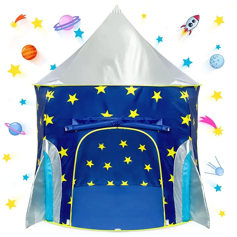 Foldable Kids Play Tent With Carry Bag – Lightweight Indoor/Outdoor Fun Tent 1