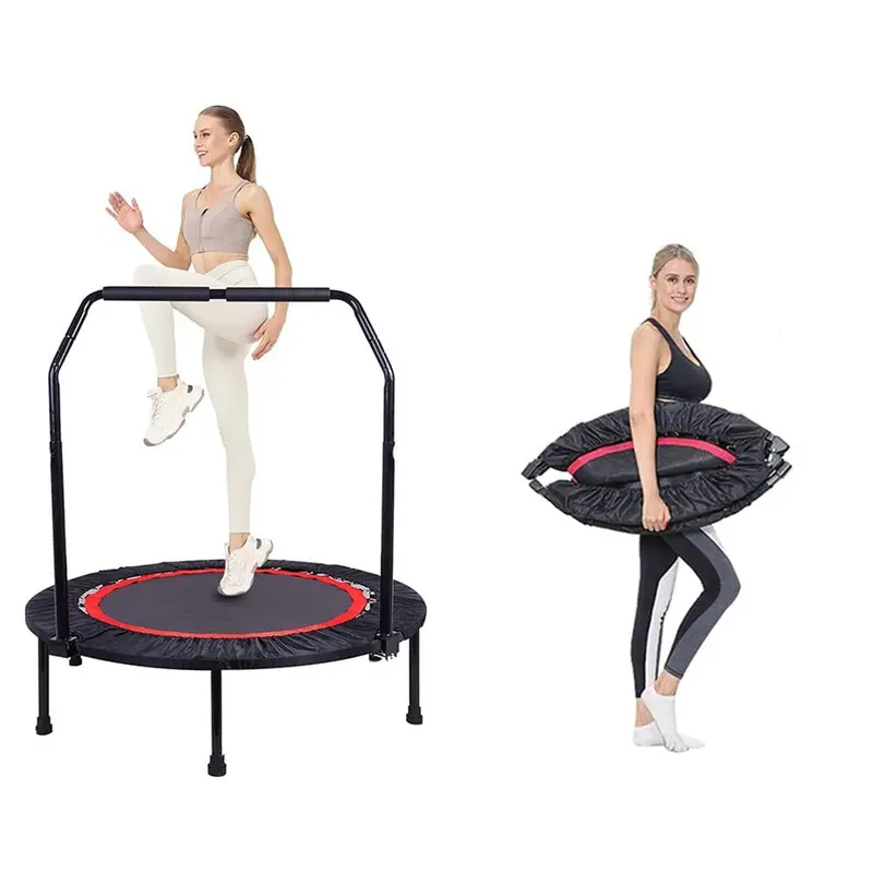 Foldable Mini Trampoline – Portable Rebounder For Home Fitness 1