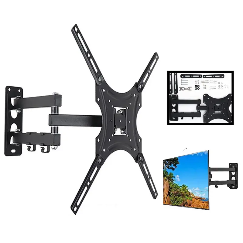 Full-Motion Tv Wall Mount For 14–55 Inch Screens 1