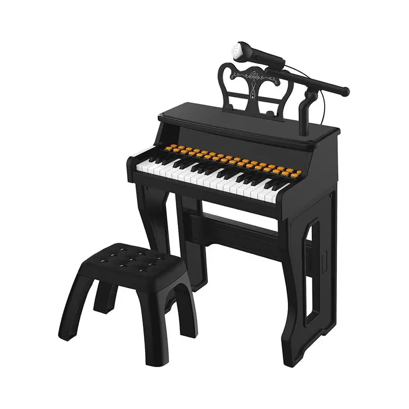 Full-Size Keyboard Piano Set – 61-Key Digital Piano With Adjustable Stool And Stand 1