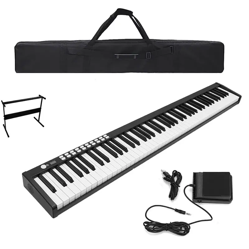 Full-Size Keyboard Piano With Adjustable Stand 1