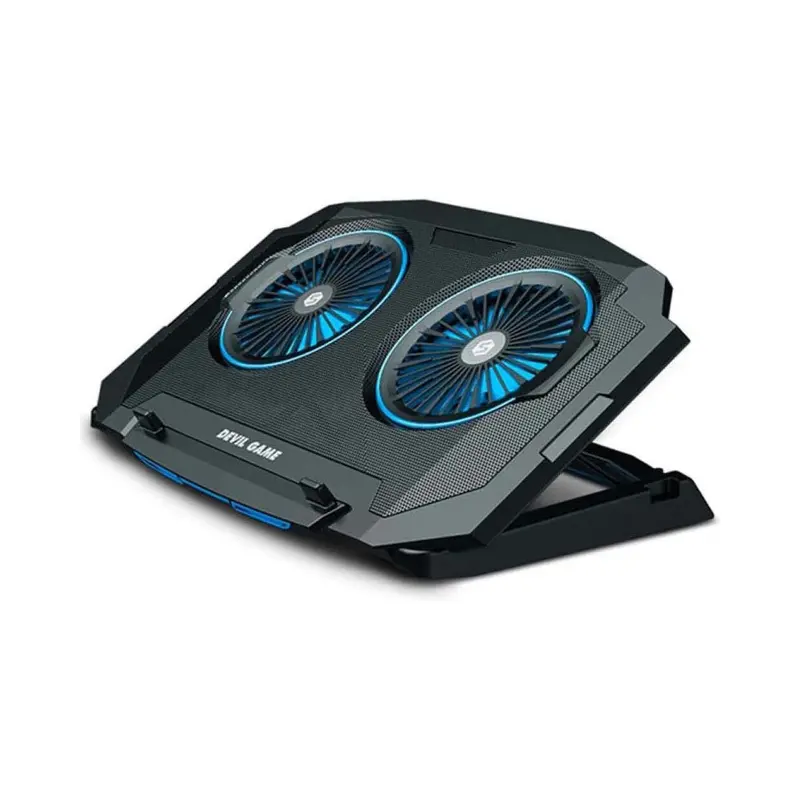 Gaming Laptop Cooling Pad – Dual-Fan Rgb Cooling Stand With Adjustable Angles 1