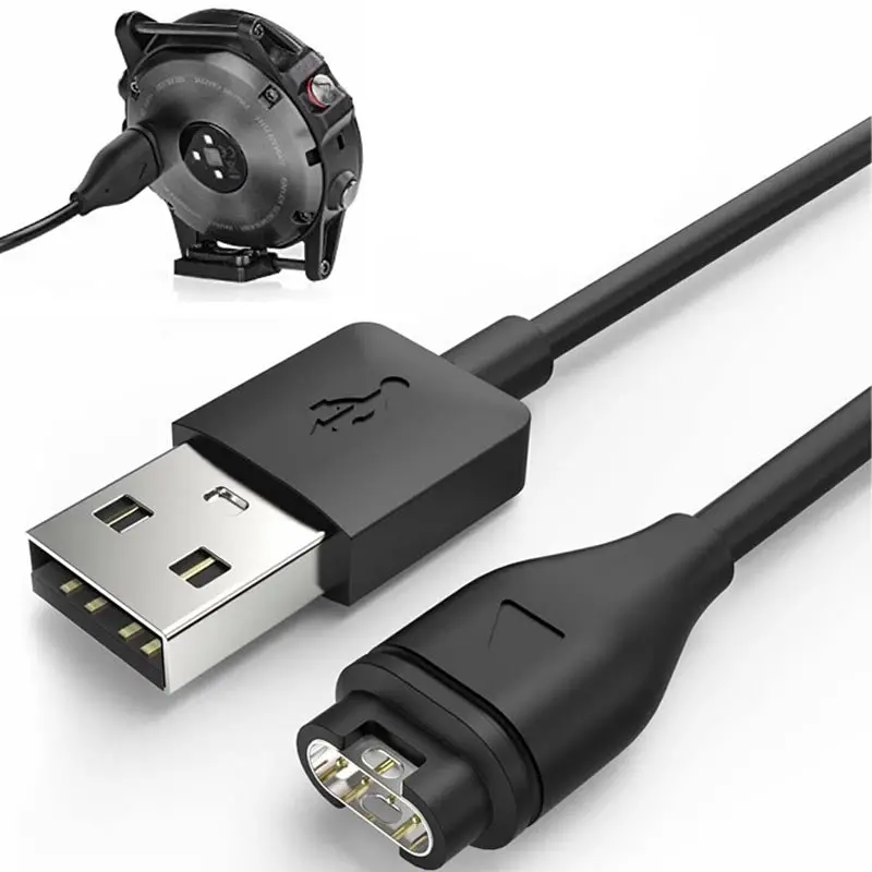 Garmin Watch Charging Cable – Compatible With Fenix, Forerunner, And Vivoactive Models 1