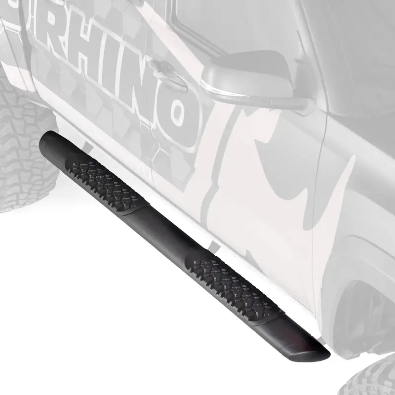 Go Rhino V-Series Aluminum Side Steps – V3412680T (Textured Black With Mounting Kit) 1