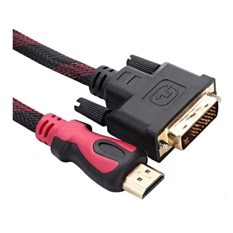 Hdmi To Dvi-D Adapter Cable – High-Speed Digital Video Cable For Pc, Laptop & Monitor 1