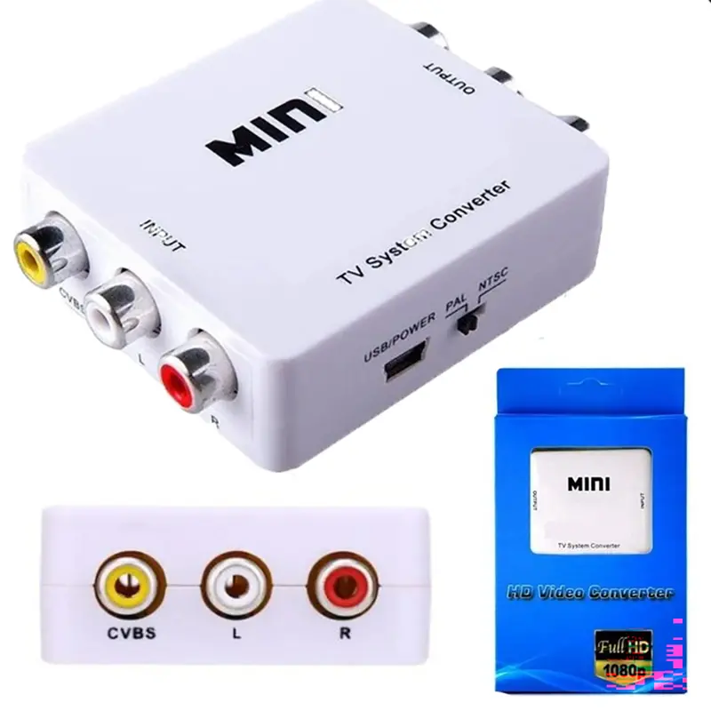 Hdmi To Rca Video & Audio Converter Adapter For Legacy Devices 1