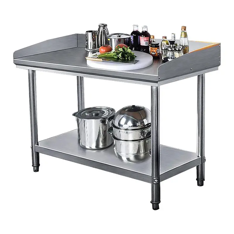 Heavy-Duty Stainless Steel Prep Table For Professional Kitchens 1