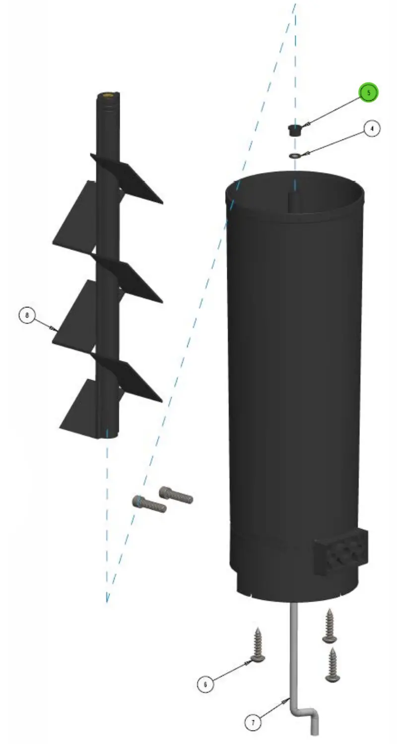 Hero Bl-1095 Paddle Support Tube Bushing – Wear-Resistant Sleeve 1