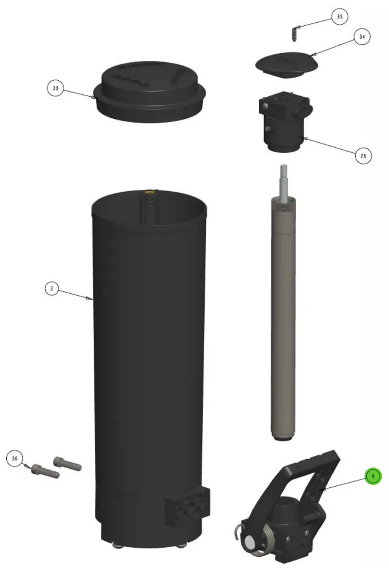 Hero Bl-1555P-125 Complete Valve Assembly With Modern Nozzle Design 1