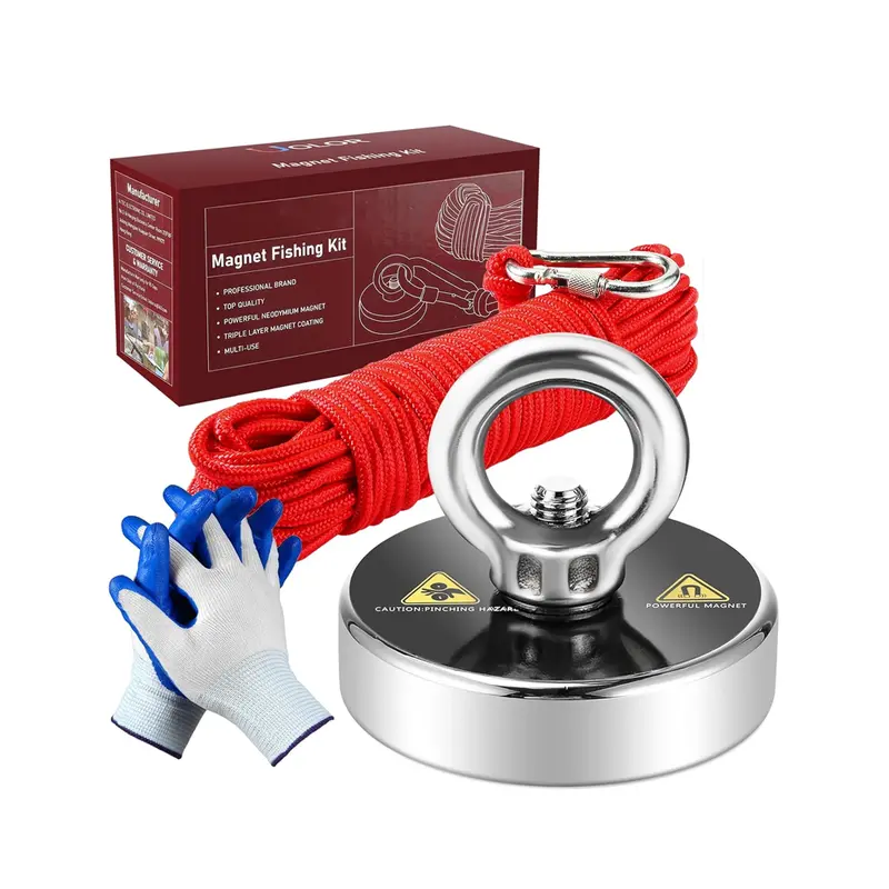 High-Strength Salvage Magnet Fishing Kit For Outdoor Exploration 1