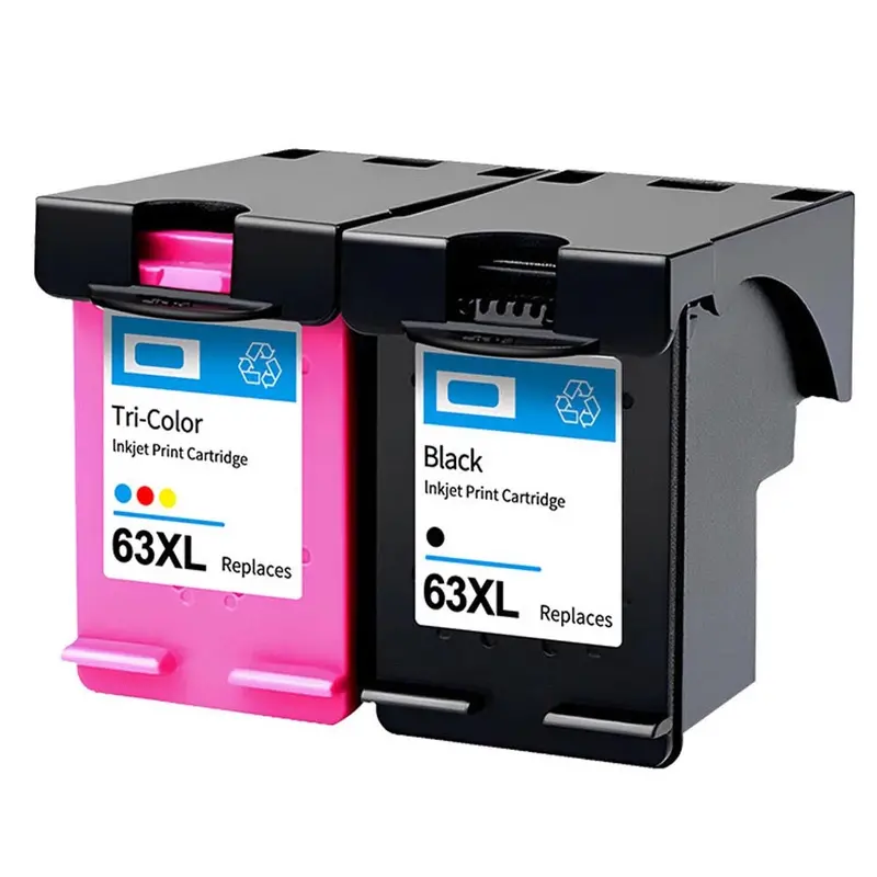 High-Yield Hp 63 Xl Black Ink Cartridge – Compatible With Deskjet 1110, 1115, 2130, And 2135 Printers 1