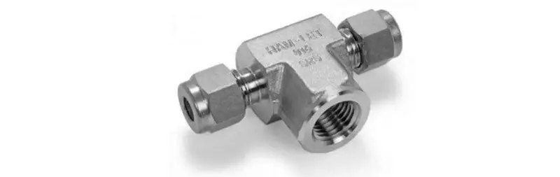Hosco 316 Ss Female Branch Tee Fittings For Instrumentation Lines 1