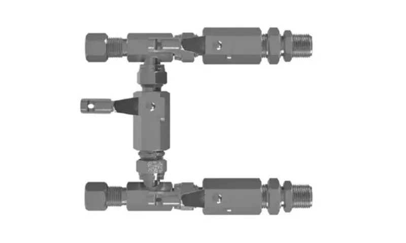 Hosco H-Assembly Ball Valve – Tube Fitting To Male Straight Reverse Bulkhead 1