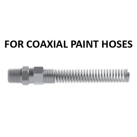 Hosco Spring Guard Tapered Straight Connectors – For Coaxial Paint Hoses 1