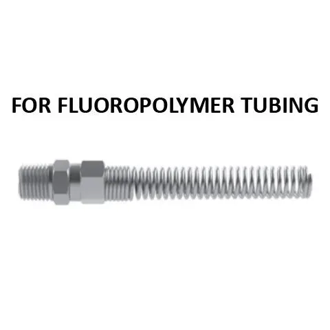 Hosco Spring Guard Tapered Straight Connectors – For Fluoropolymer Tubing 1