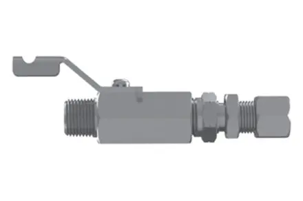 Hosco Ssbv Ball Valve: Male Tapered × Bulkhead Tube Fitting – Multiple Sizes 1